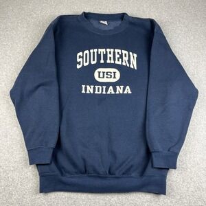 Vintage 90s USI Southern Indiana Sweatshirt Mens XL Dodger Blue College Crewneck
